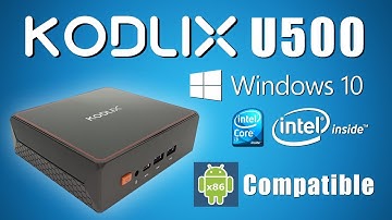 Such POWER!!! Kodlix U500 Intel Core i3 Windows 10 Mini PC Review - Dual Boot Android 8.1 Beast