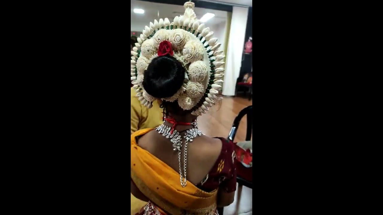 Odissi Hairdo, Makeup & Costume Details | Complete Odissi Getup - YouTube