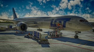 FULL FLIGHT: Tokyo - Warsaw. LOT Polish Airlines Boeing 787. Microsoft Flight Simulator 2020. screenshot 4