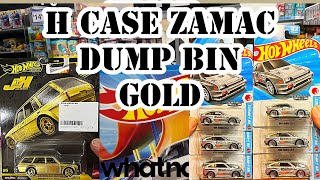 FRESH 2026 ZAMAC H CASE DUMP BIN MORE CAR CULTURE GOLD FOUND HOT WHEELS HUNTING 