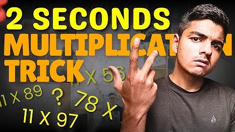 Fastest Way to Multiply with 11 🤯 | Maths multiplication trick 😱