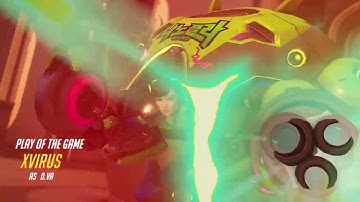 POTG D.VA Quintuple Kill - Unlocking "Game Over" achievement