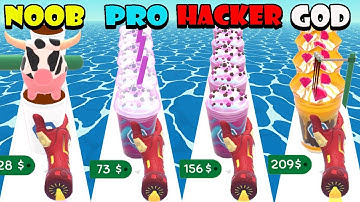 NOOB vs PRO vs HACKER vs GOD in Coffee Stack (NEW UPDATE)