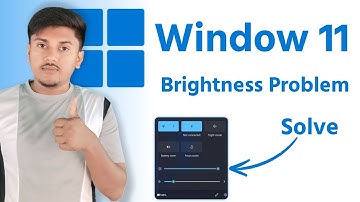 Windows 11 Brightness Problem Solve | Brightness not working