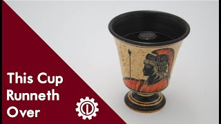 Pythagorean Cup: the 2,500-Year-Old Practical Joke
Typically attributed to 6th Century B.C. Greek mathematician and philosopher Pythagoras of Samos, the Pythagorean or Greedy Cup works like a normal cup when filled up to an inscribed line, but drains its contents when overfilled - teaching the user a lesson about overindulgence.
The cup works via the principle of the siphon, a channel that allows fluid to be transferred from a higher elevation to a lower one while passing through an even higher point. While siphons have been used for thousands of years, the physics of their operation are more complex and mysterious than they might appear, and have been the subject of much experimentation and scientific debate - even up to the present day.
SOURCES:
https://www.ncbi.nlm.nih.gov/pmc/articles/PMC3994459/
https://web.archive.org/web/20130729020731/http://www.mindspring.com/~rwramette/nokes.pdf
https://www.phys.uhh.hawaii.edu/documents/TPT-final.pdf
http://hawaii.edu/news/article.php?aId=4128
https://commons.wikimedia.org/w/index.php?title=File%3AWould_a_siphon_flow_in_a_vacuum_experimental_answers.pdf&page=1
https://www.ncbi.nlm.nih.gov/pmc/articles/PMC4667279/
https://www.sifouniospottery.com/pythagorean-cups
https://www.ancient-origins.net/news-history-archaeology/practical-joke-or-practicing-restraint-drinking-vessel-turned-greedy-guests-021789
https://davidson.weizmann.ac.il/en/online/scienceathome/amazing-self-emptying-cup-pythagoras-cup
http://www.romanaqueducts.info/siphons/siphons.htm
https://eprints.qut.edu.au/41923/1/The_secret_siphon_eprints.pdf
https://iopscience.iop.org/article/10.1088/0031-9120/6/5/005/pdf Pythagorean Cup: the 2,500-Year-Old Practical Joke