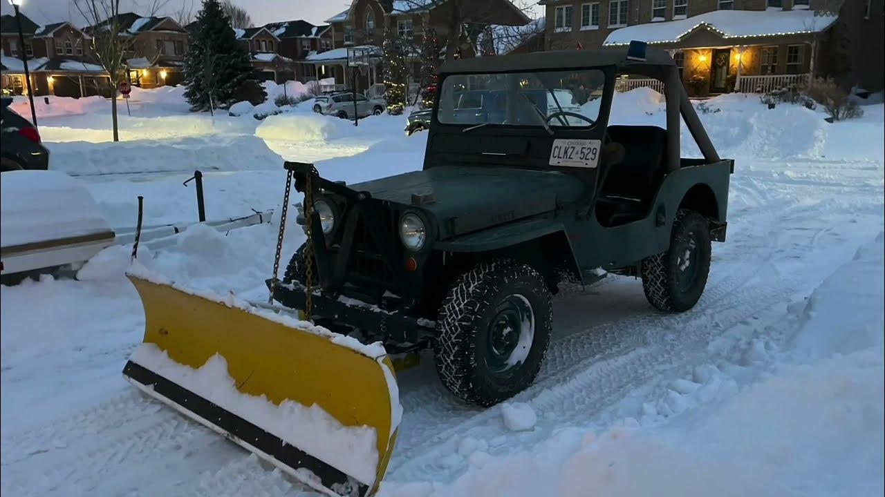 Willys Jeep Snow Plow YouTube