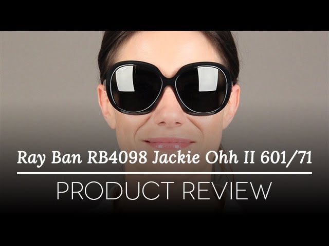 afsked kredit papir Ray-Ban RB4098 Jackie Ohh II Sunglasses Review - YouTube