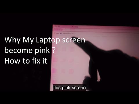 Solution - How to fix Pink Screen Problem in Laptop ? Why this is happening ?