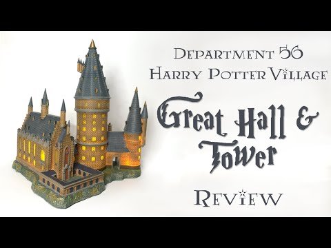 Department 56 Hogwarts Great Hall & Tower Harry Potter Village