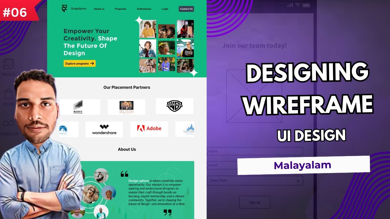 UI Design | Designing website in Figma - YouTube