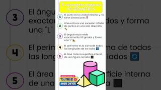5 CONCEPTOS BÁSICOS DE GEOMETRÍA