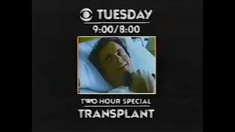 CBS Movie "Transplant" Promo 1979 | Starring Kevin...