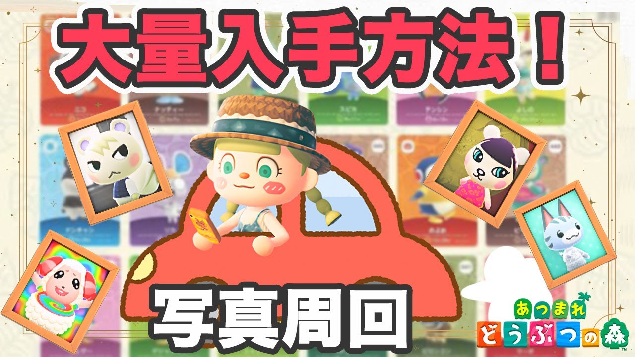 【あつ森】住民の写真をたくさん貰う方法を詳しく解説！誰でもできる写真周回方法！【あつまれどうぶつの森