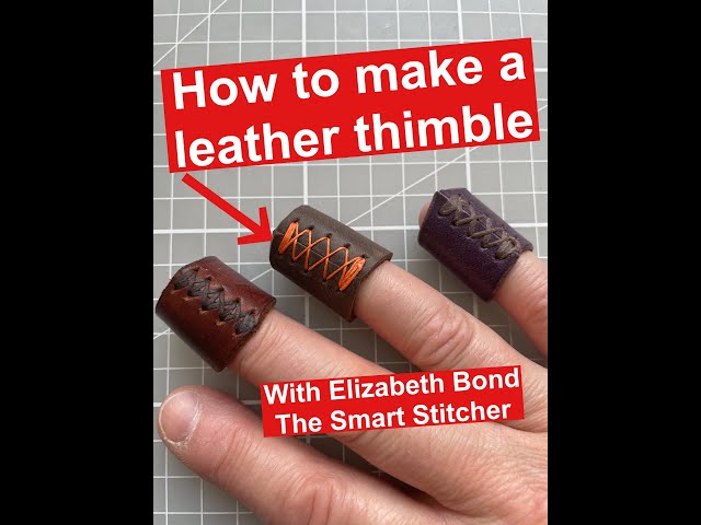 How to make a leather thimble 