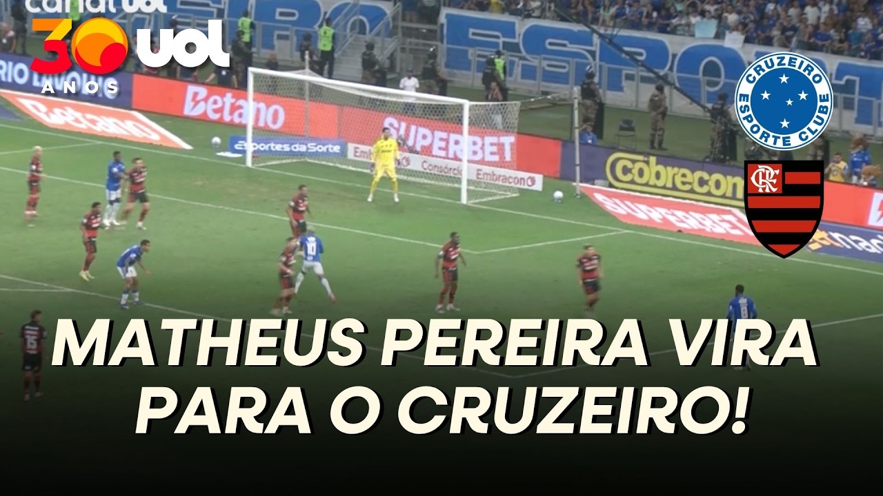 CRUZEIRO X FLAMENGO: MATHEUS PEREIRA MARCA E VIRA O JOGO NO MINEIRÃO!