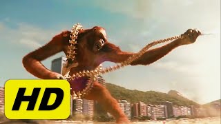 Skar King and Shimo arrive at Rio De Janeiro  Full Scene HD  Godzilla x Kong: The New Empire