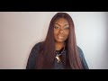 Dying Dark Straight Hair Burgundy &amp; Longqi Hair Review