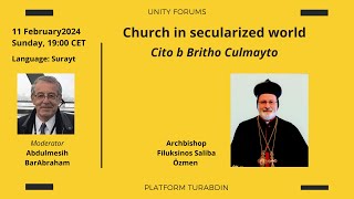 Unity Forum 40 Church In Secularized World