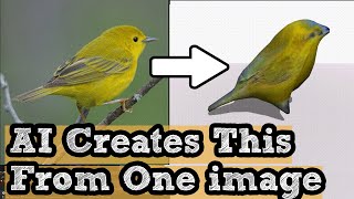 Full AI turning 2D images To 3D models Update