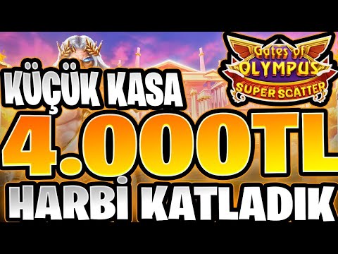 GATES OF OLYMPUS SUPER SCATTER ⚡1000 TÜRKÇE ⚡ 4 BİN KÜÇÜK KASAYI HARBİ KATLADIK ŞANS YOK ABİ BAM BAM