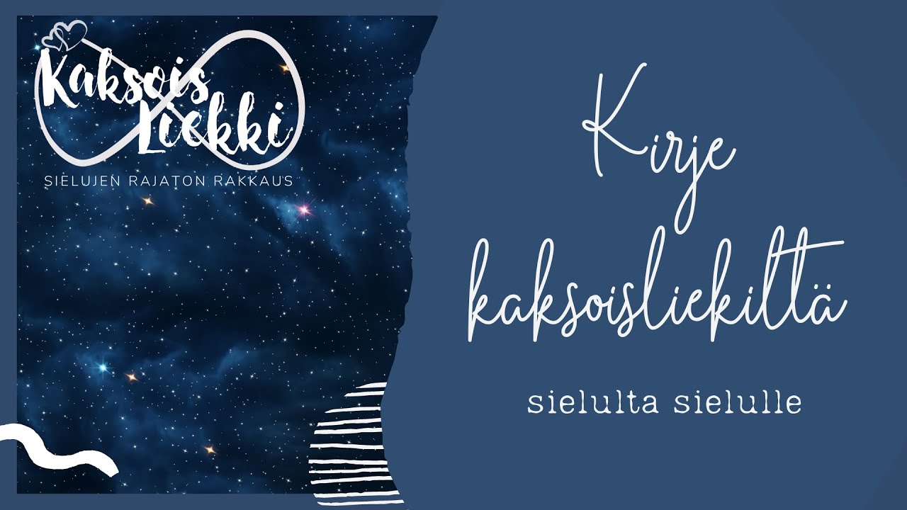 Kirje kaksoisliekiltäsi 💌 sielulta sielulle 💌 sydämeltä sydämelle 💌 Twin Flame Union