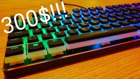 300$ KEYBOARD BUILD l My first mechanical keyboard