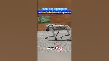 #Robot Dog Highlighted at China-Cambodia Joint #Military Exercise #technology #sci #ai #fyp