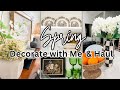 Spring decorate with me  spring refresh  spring haul