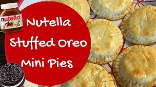 Nutella Stuffed Oreo Mini Pies