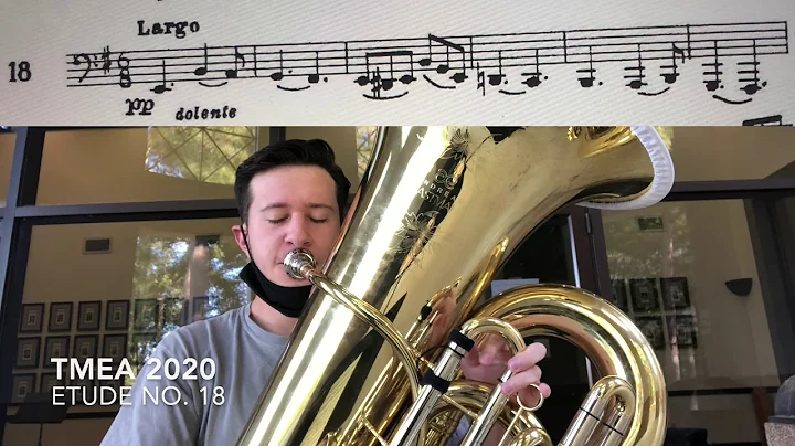 2020-2021 TMEA All State Tuba Etude #2 - No. 18 La...