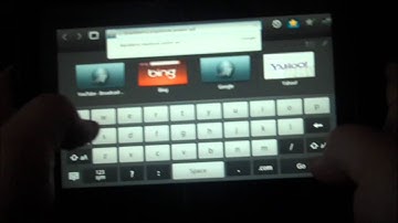 BlackBerry PlayBook Bridge Browser Demo