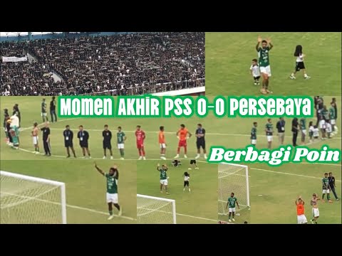 IMBANG!! Momen Akhir Laga PSS Sleman 0-0 Persebaya Surabaya