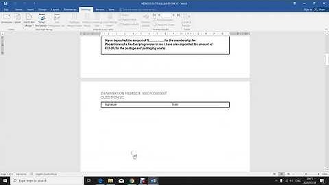 Office Data Processing - Mail merge - Summary - Mr DS Mpanza