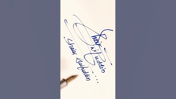 ShaikSaifuddin name Signature Style/BestSignature#Viralshort