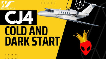 MSFS2020 - Cold & Dark Start to Taxi - Working Titles CJ4