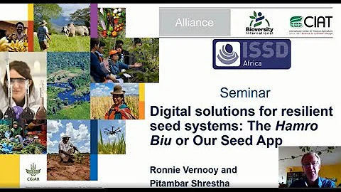 Digital solutions for resilient seed systems: The Hamro Biu or Our Seed App
