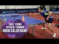 Table tennis physical training with Hugo Calderano - Part I