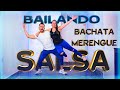 Perder PESO Bailando SALSA MERENGUE y BACHATA 😱 40 min de CARDIO Quema Grasa🔥 (COMPROBADO) 🔥