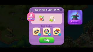 Gardenscapes SUPER HARD LEVEL 2939