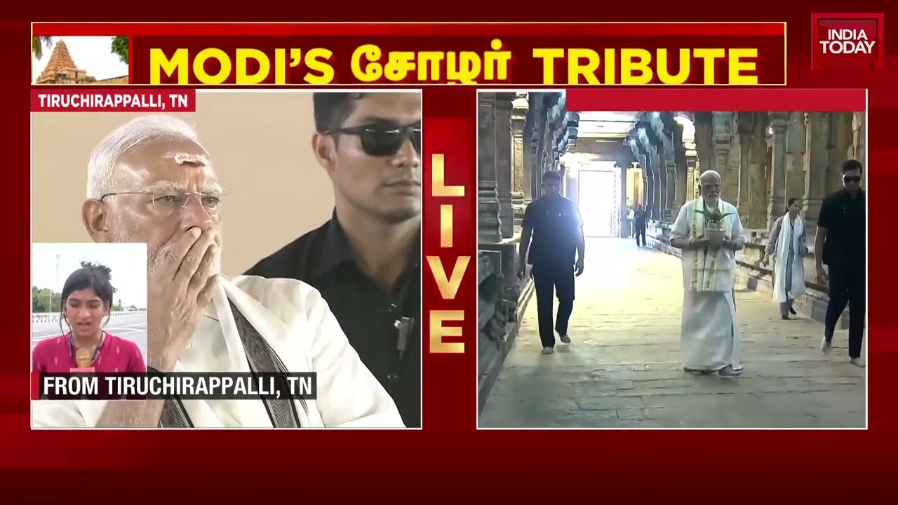 PM Modi in TN: Chola Pride, Ilaiyaraaja's Tunes & Pre-Poll Buzz | India Today News