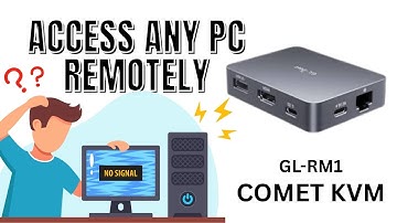 Access Your PC from Anywhere | GL.iNet Comet GL-RM1 KVM Over IP – Unboxing, Setup & Review