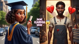 She Dumped Her Mechanic Boyfriend After Graduation... Then KARMA Visited Her #africanfolktales