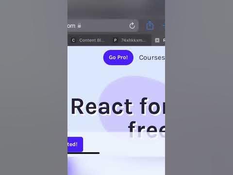 Learn REACT Programming Language Online for FREE - YouTube