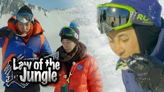 Hye Bin's Seaweed Porridge Cooked by Solar Heat [Law of the Jungle Ep 311]