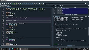 005 - Python - beginner - Les 3: functies deel 1