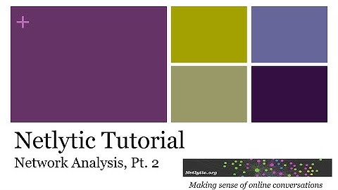 Netlytic Network Analysis Pt 2