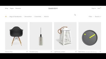 Savoy   Minimalist AJAX WooCommerce Theme