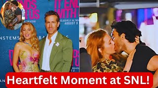 Amy Schumer Consoles Blake lively at SNL.