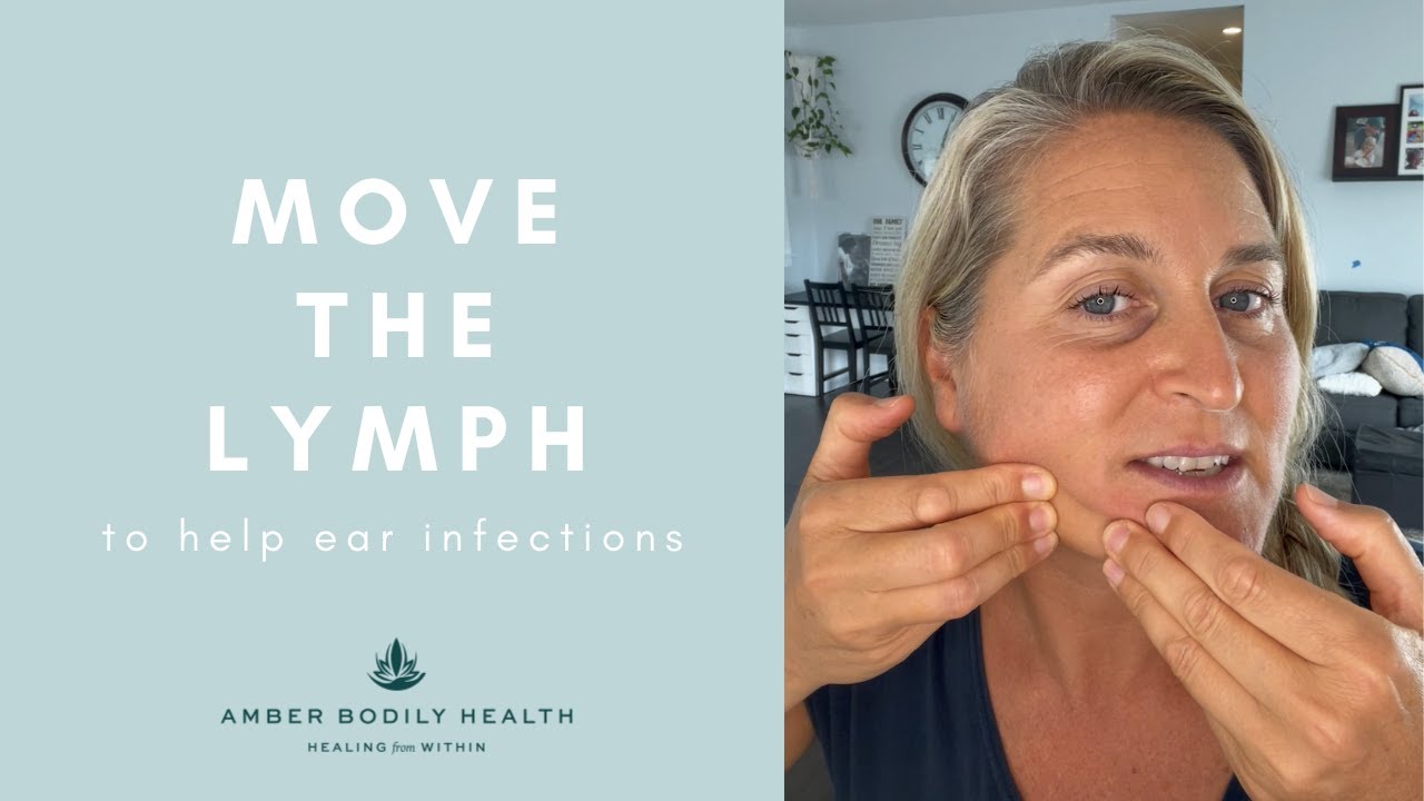 How To Drain the Lymph Around Your Ears For Ear Infections YouTube
