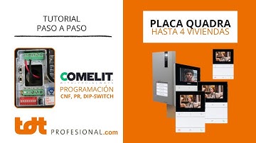 Configuración Quadra - Videoporteros 4 Viviendas | Programación Comelit